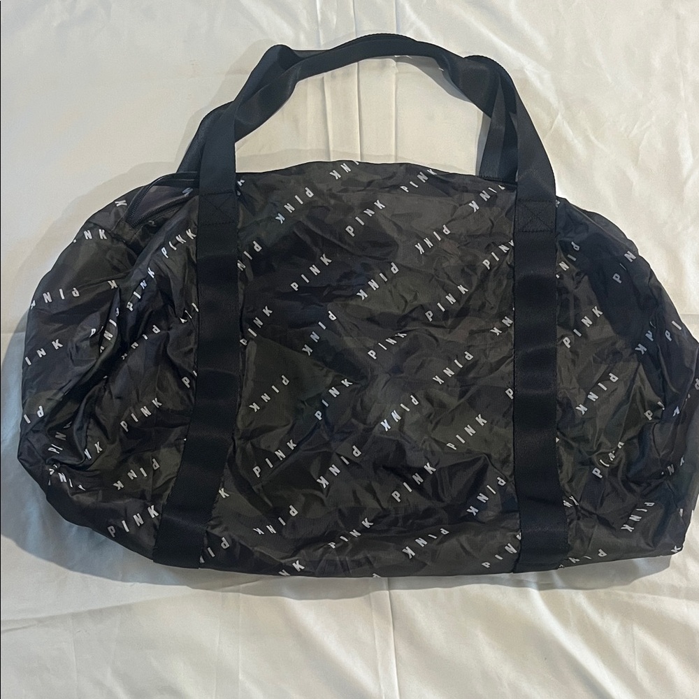 PINK Victoria's Secret Camo  Duffel Bag NWT